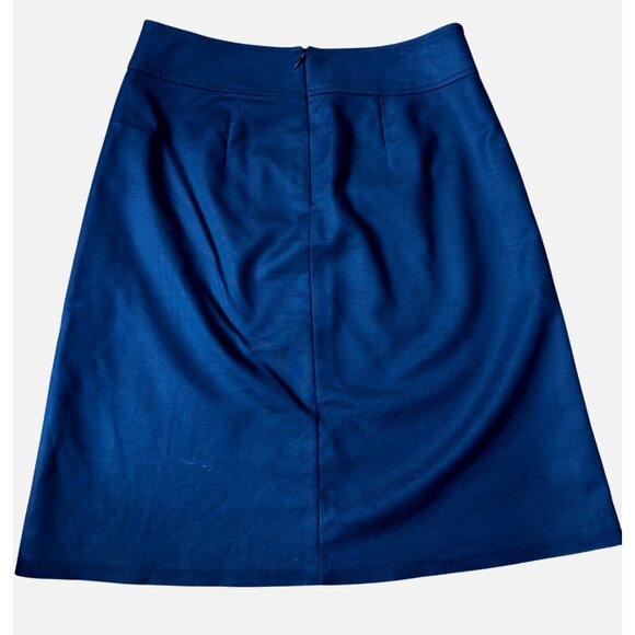 Banana‎ Republic Black A-Line Stretch Skirt Size 4 Classic Work Office Secretary - Picture 5 of 5